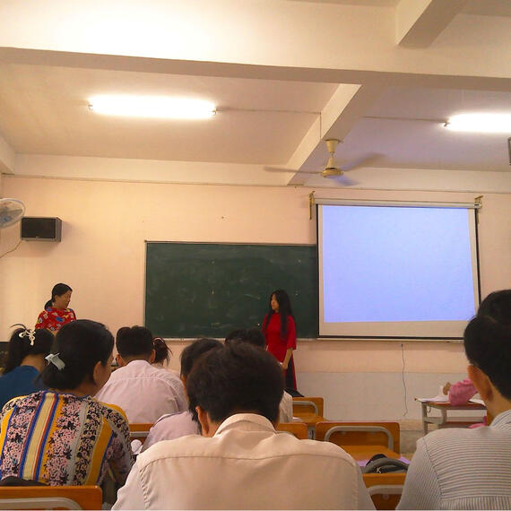 attending an education course in DThU