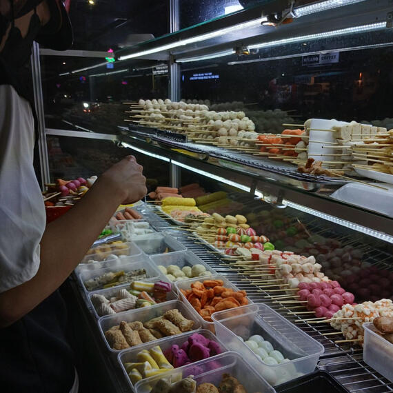 Street food near DThU